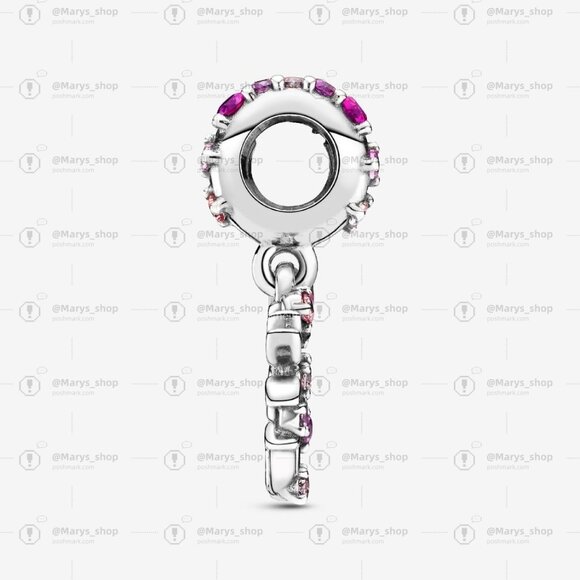 Pandora Pink Heart Family Tree Dangle Charm - Picture 3 of 6